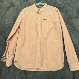 Superdry Light Pink Casual Button Down Shirt